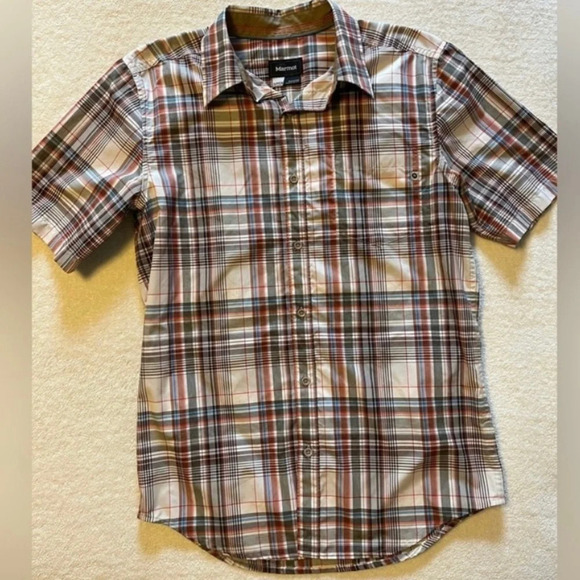 Marmot Eldridge men’s shirt sleeve button down shirt. Lightweight. Size small - Picture 1 of 4
